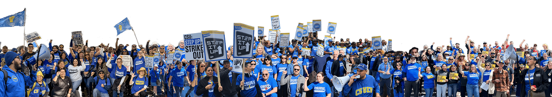 Large group of CSU workers together